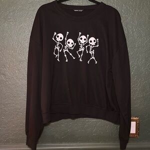 SHEIN Skeleton Sweater
